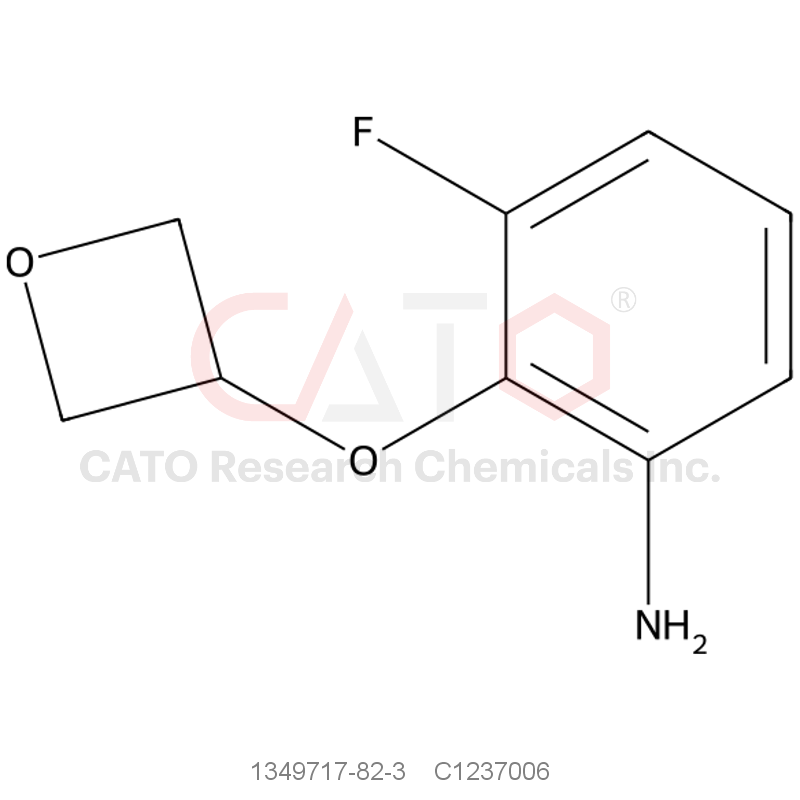 CAS No.:1349717-82-3,3-Fluoro-2-(oxetan-3-yloxy)benzenamine