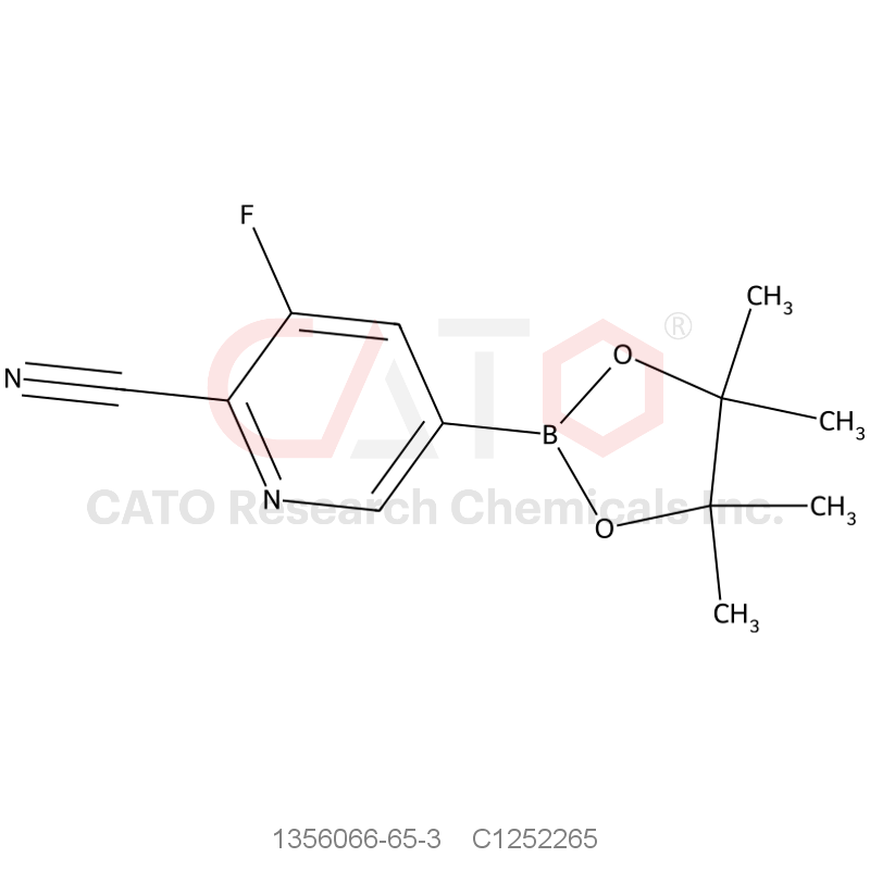 CAS No.:1356066-65-3,3-Fluoro-5-(4,4,5,5-tetramethyl-1,3,2-dioxaborolan-2-yl)picolinonitrile