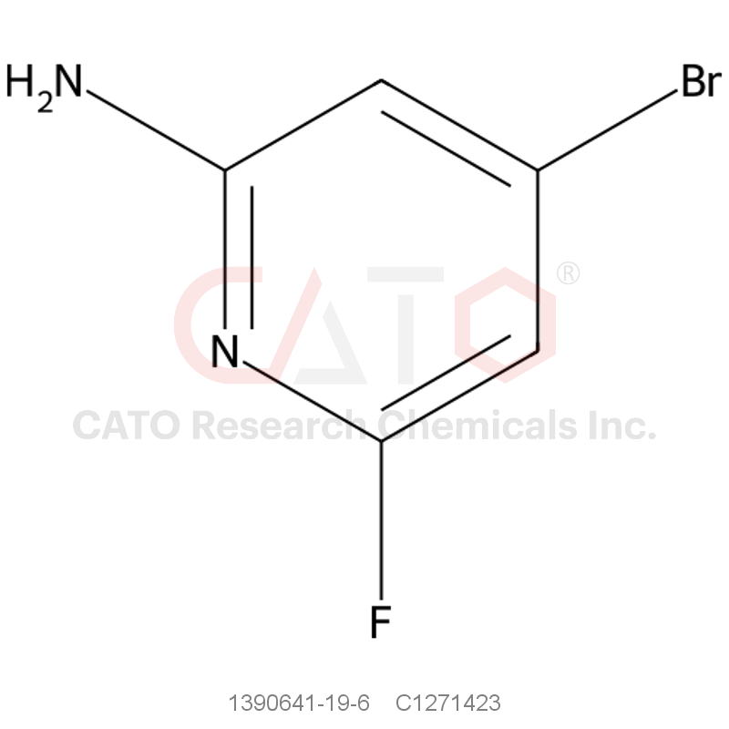 CAS No.:1390641-19-6,4-Bromo-6-fluoropyridin-2-amine