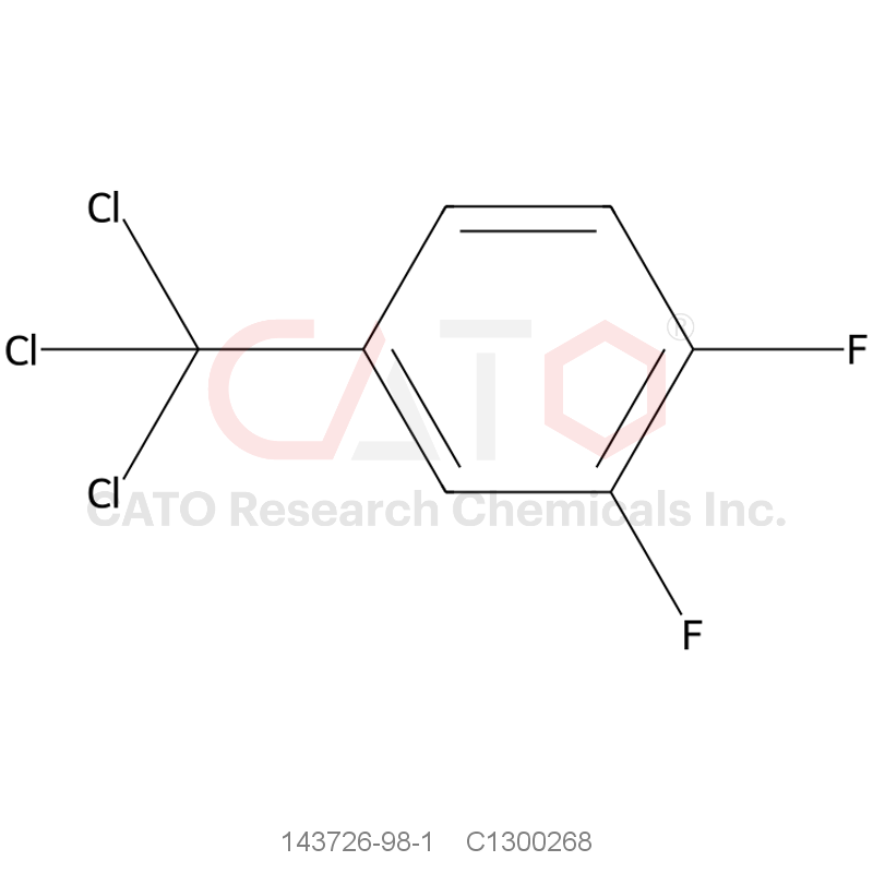CAS No.:143726-98-1,1,2-Difluoro-4-(trichloromethyl)benzene