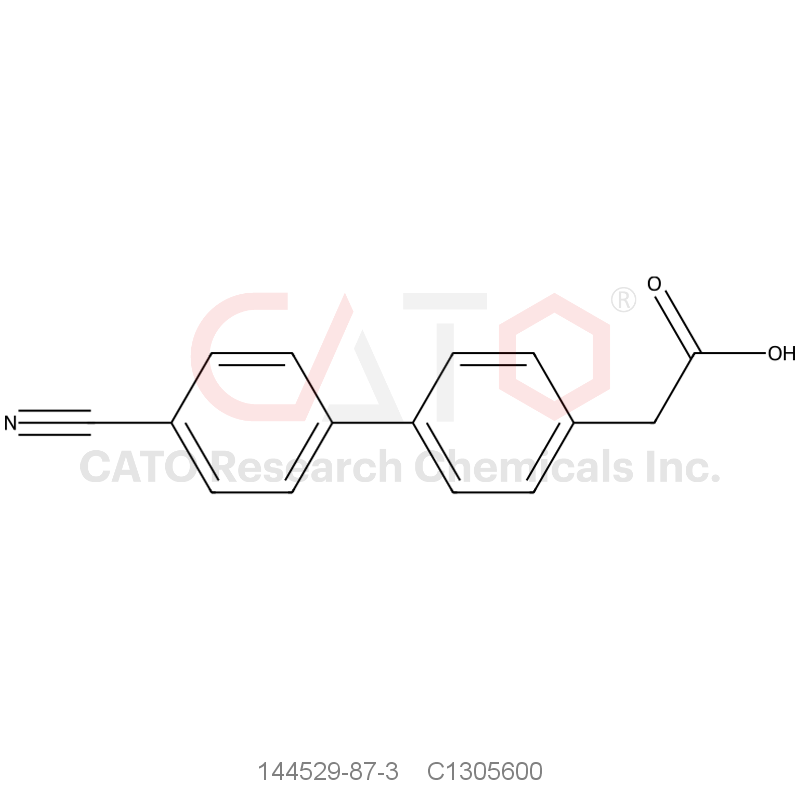 CAS No.:144529-87-3,4'-Cyano-biphenyl-4-acetic acid