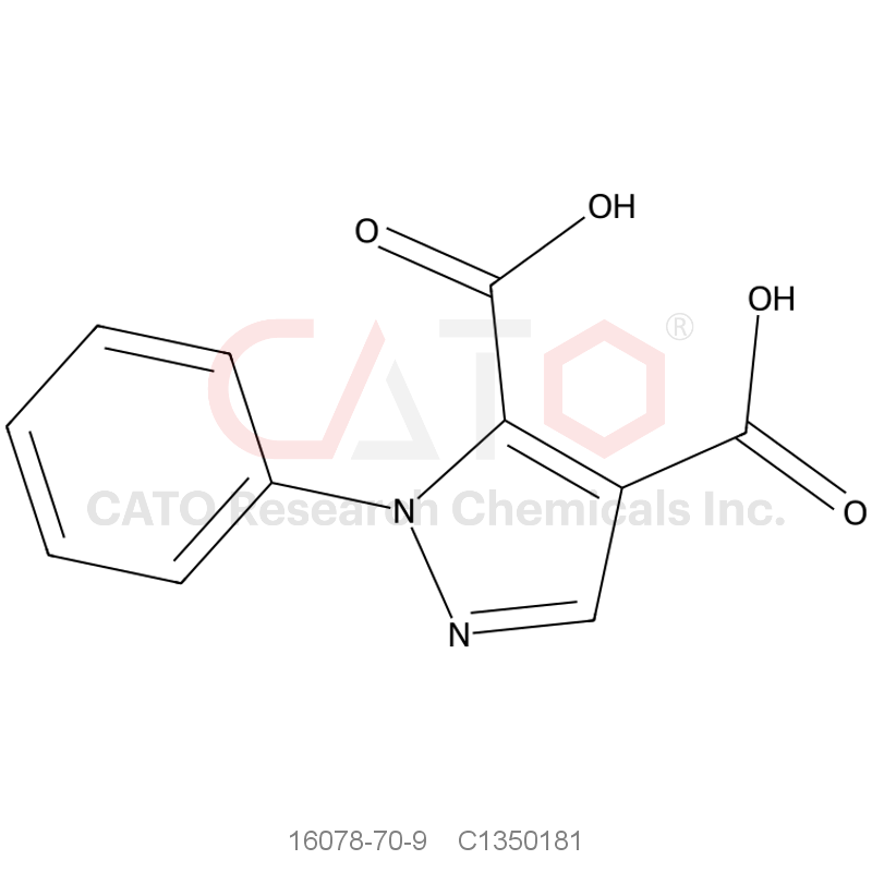 CAS No.:16078-70-9,1-Phenyl-1H-pyrazole-4,5-dicarboxylic acid