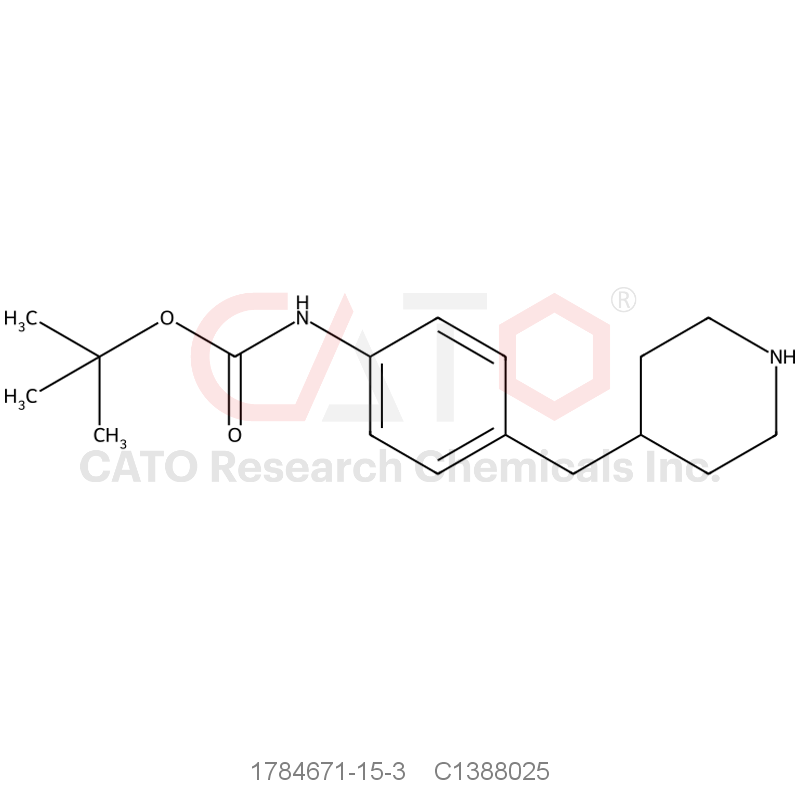 CAS No.:1784671-15-3,tert-Butyl (4-(piperidin-4-ylmethyl)phenyl)carbamate