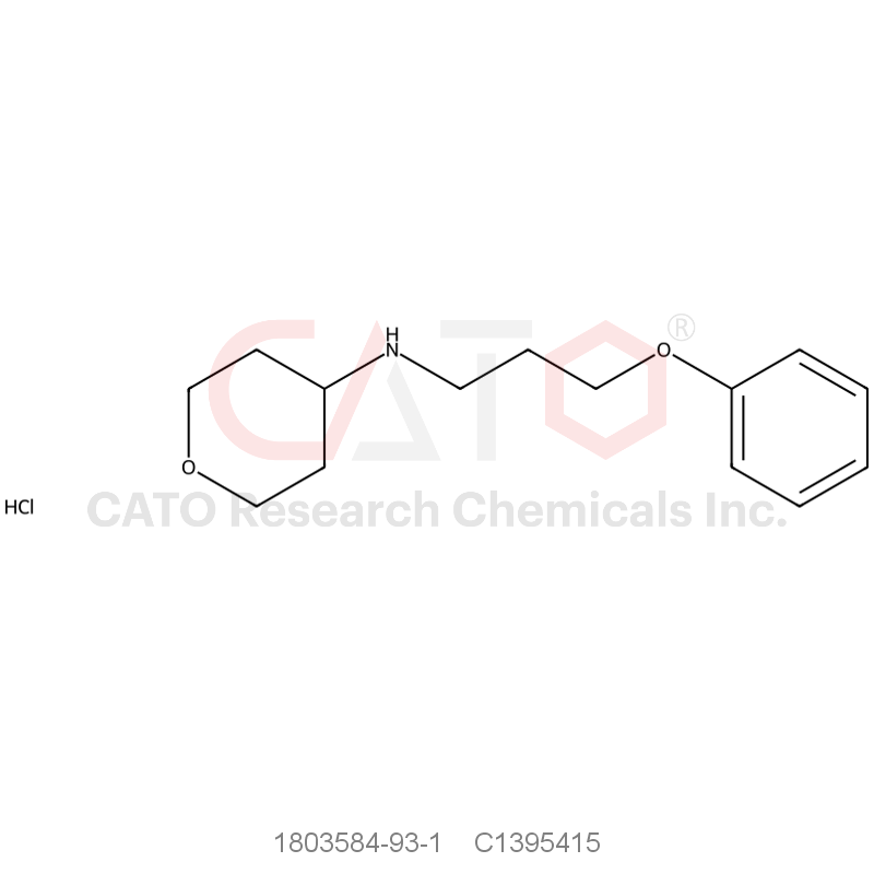 CAS No.:1803584-93-1,N-(3-phenoxypropyl)oxan-4-amine hydrochloride