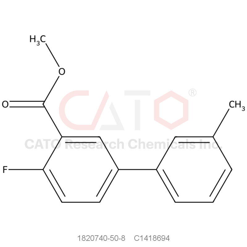 CAS No.:1820740-50-8,Methyl 2-fluoro-5-(3-methylphenyl)benzoate