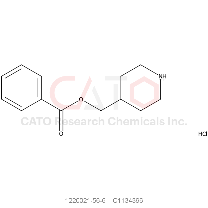CAS No.:1220021-56-6,Piperidin-4-ylmethyl benzoate hydrochloride