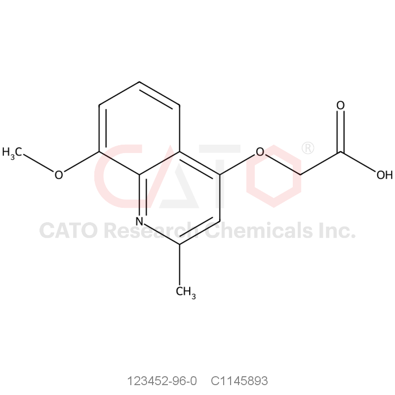CAS No.:123452-96-0,2-((8-Methoxy-2-methylquinolin-4-yl)oxy)acetic acid