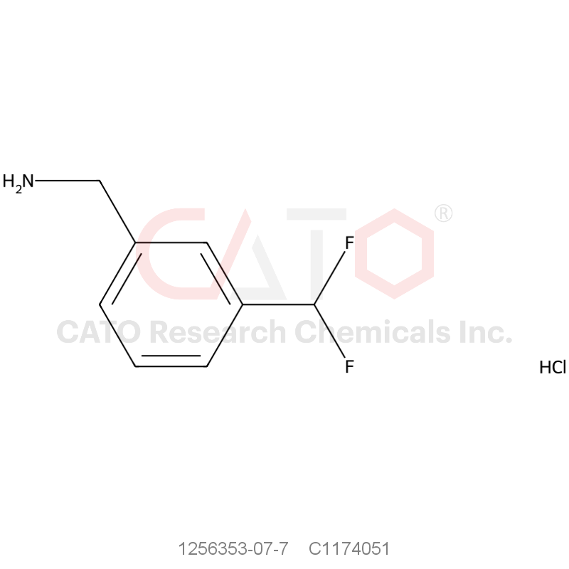 CAS No.:1256353-07-7,(3-(Difluoromethyl)phenyl)methanamine hydrochloride
