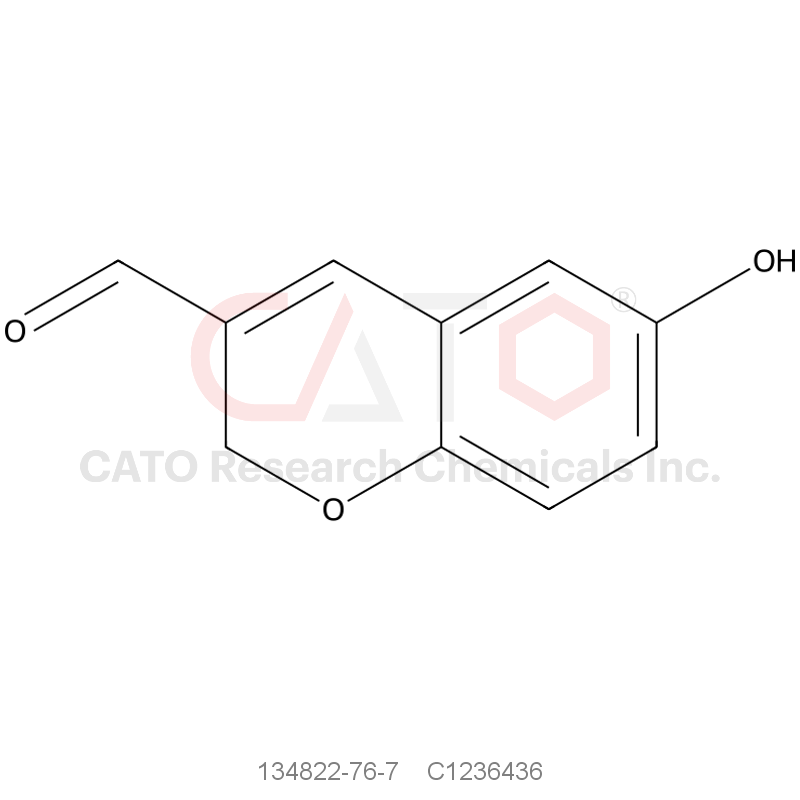 CAS No.:134822-76-7,6-Hydroxy-2H-chromene-3-carbaldehyde
