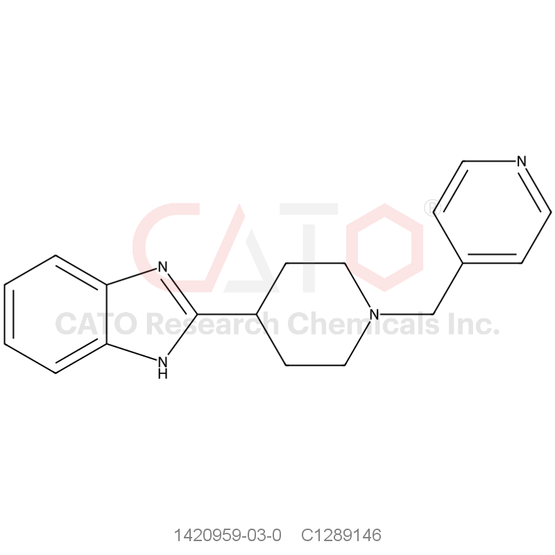 CAS No.:1420959-03-0,2-(1-(Pyridin-4-ylmethyl)piperidin-4-yl)-1H-benzo[d]imidazole