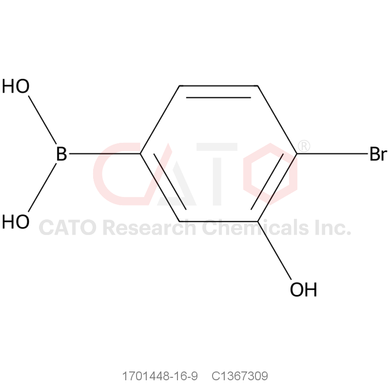 CAS No.:1701448-16-9,4-Bromo-3-hydroxyphenylboronic acid