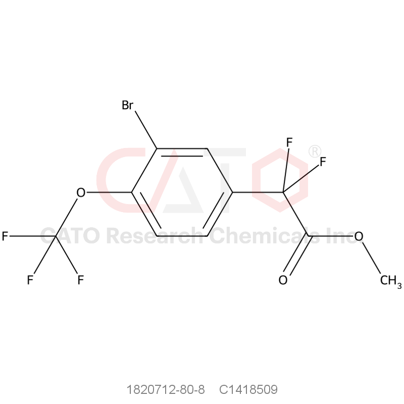 CAS No.:1820712-80-8,Methyl 2-[3-bromo-4-(trifluoromethoxy)phenyl]-2,2-difluoroacetate