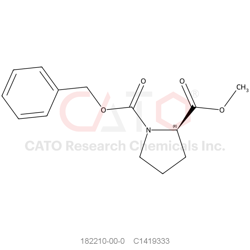 CAS No.:182210-00-0,(R)-1,2-Pyrrolidinedicarboxylic acid, 2-methyl 1-(phenylmethyl) ester,