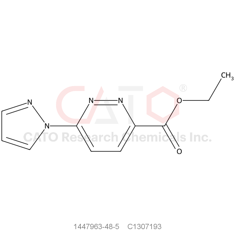 CAS No.:1447963-48-5,Ethyl 6-(1H-pyrazol-1-yl)pyridazine-3-carboxylate