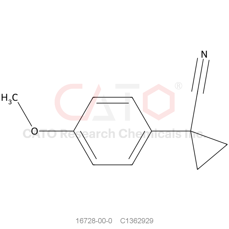 CAS No.:16728-00-0,1-(4-Methoxyphenyl)cyclopropanecarbonitrile