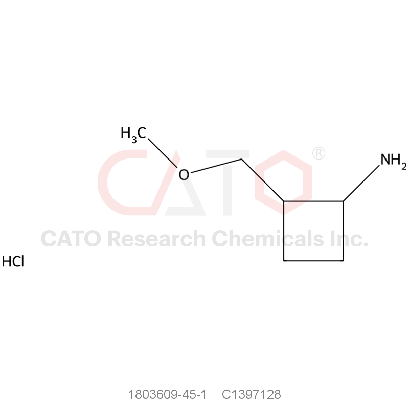 CAS No.:1803609-45-1,2-(Methoxymethyl)cyclobutan-1-amine hydrochloride