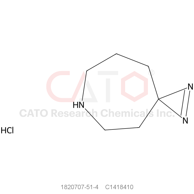 CAS No.:1820707-51-4,1,2,6-Triazaspiro[2.6]Non-1-ene hydrochloride