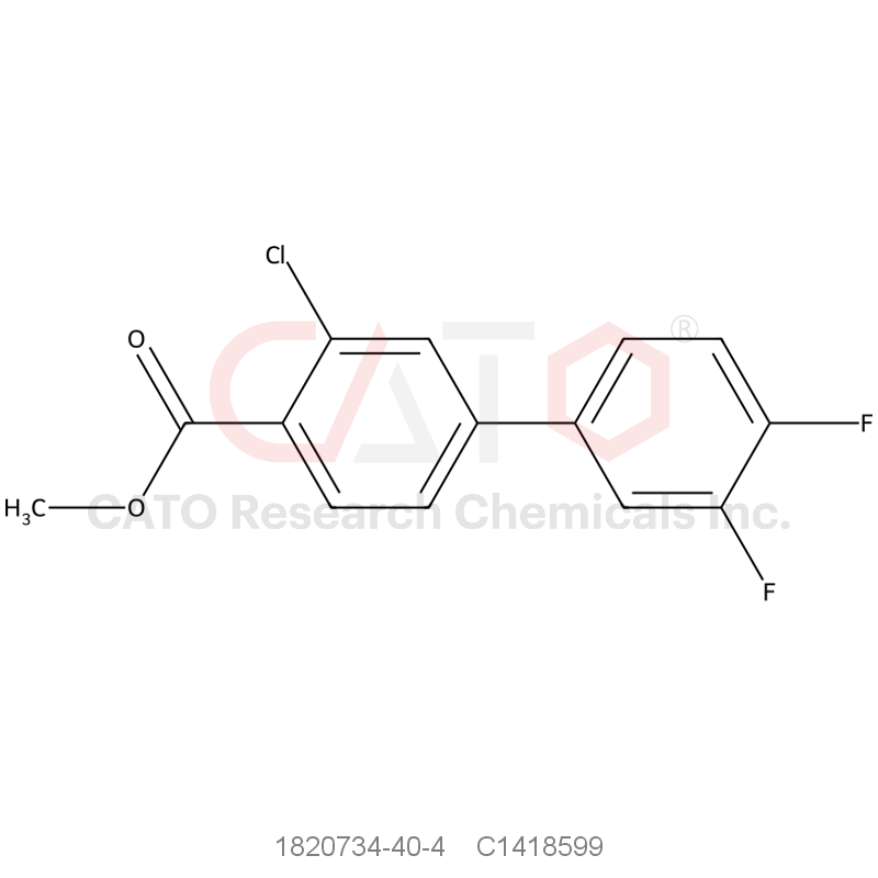 CAS No.:1820734-40-4,Methyl 2-chloro-4-(3,4-difluorophenyl)benzoate