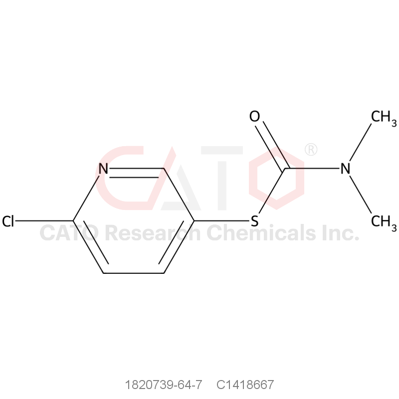 CAS No.:1820739-64-7,1-[(6-chloropyridin-3-yl)sulfanyl]-N,N-dimethylformamide