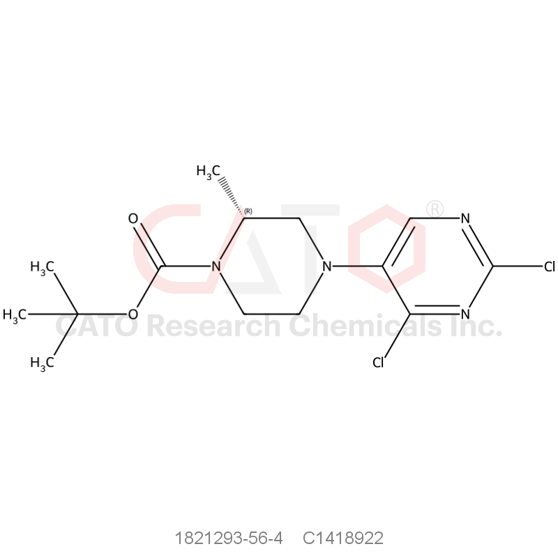 CAS No.:1821293-56-4,Tert-butyl (R)-4-(2,4-dichloropyrimidin-5-yl)-2-methylpiperazine-1-carboxylate