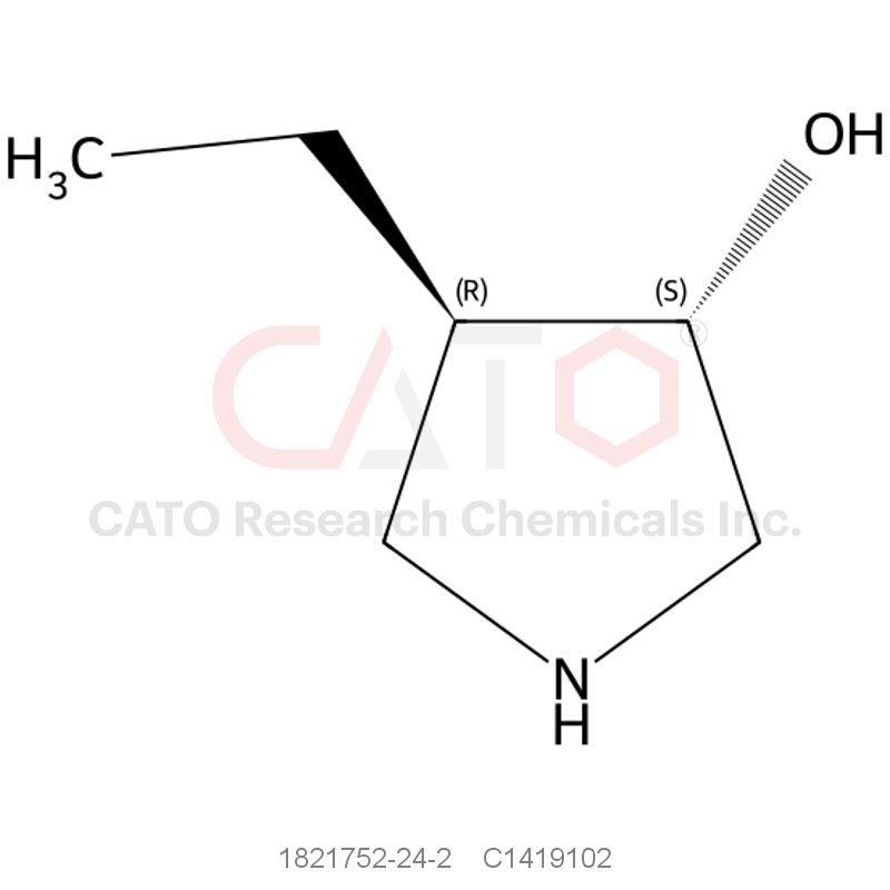 CAS No.:1821752-24-2,(3S,4R)-4-ethylpyrrolidin-3-ol