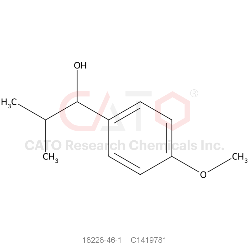 CAS No.:18228-46-1,1-(4-Methoxyphenyl)-2-methylpropan-1-ol