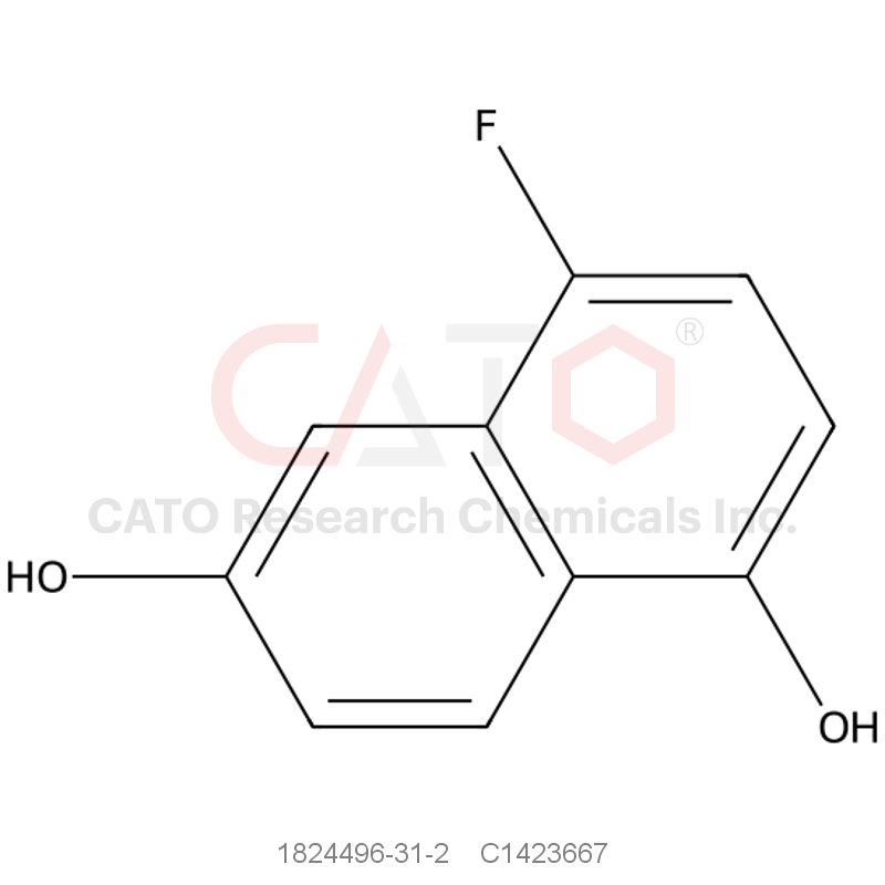 CAS No.:1824496-31-2,4-fluoronaphthalene-1,6-diol