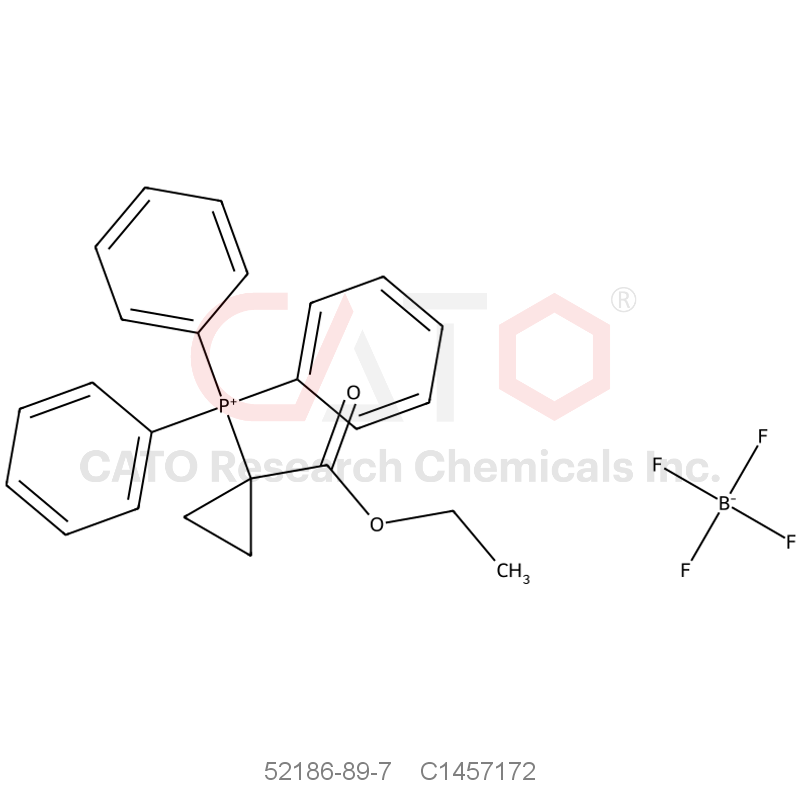 CAS No.:52186-89-7,(1-(Ethoxycarbonyl)cyclopropyl)triphenylphosphonium tetrafluoroborate