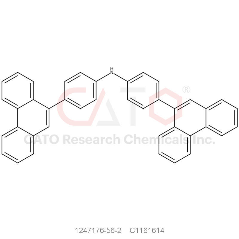 CAS No.:1247176-56-2,Bis(4-(phenanthren-9-yl)phenyl)amine