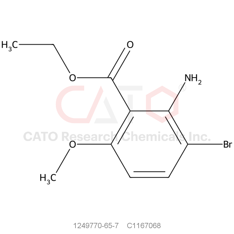 CAS No.:1249770-65-7,Ethyl 2-amino-3-bromo-6-methoxybenzoate