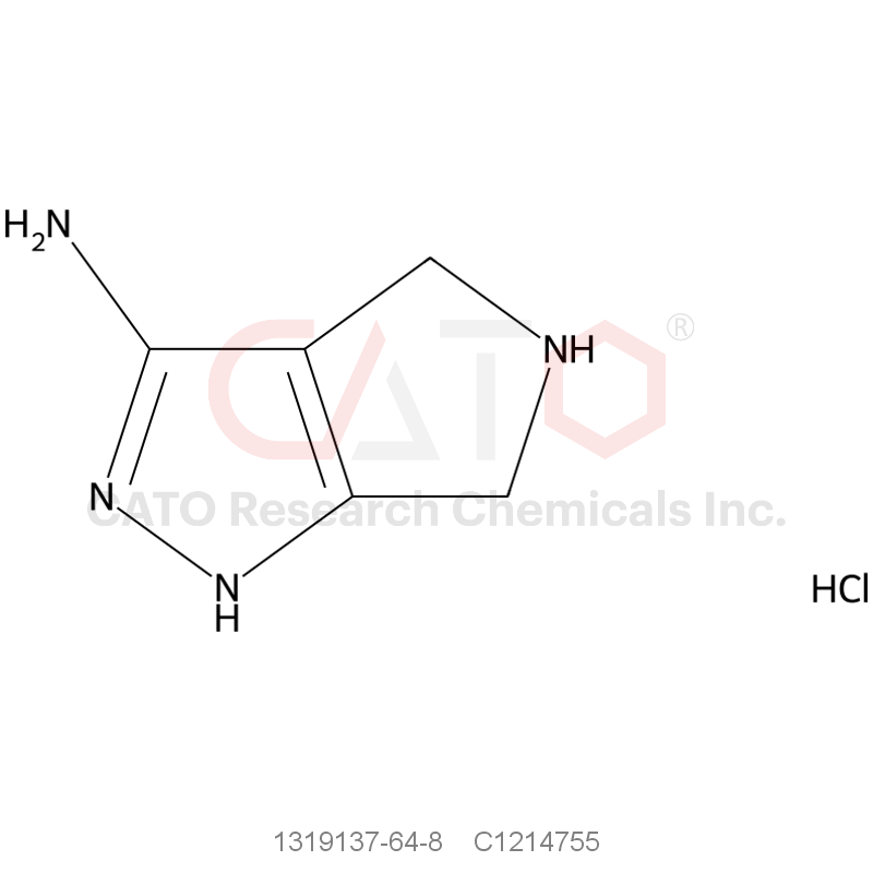 CAS No.:1319137-64-8,1,4,5,6-tetrahydropyrrolo[3,4-c]pyrazol-3-amine hydrochloride