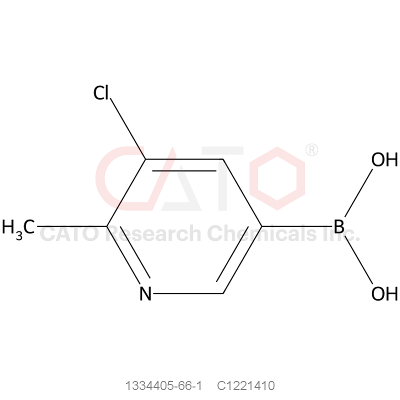 CAS No.:1334405-66-1,3-Chloro-2-methylpyridine-5-boronic acid