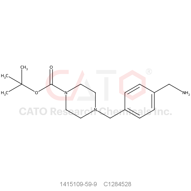 CAS No.:1415109-59-9,Tert-butyl 4-(4-(aminomethyl)benzyl)piperazine-1-carboxylate