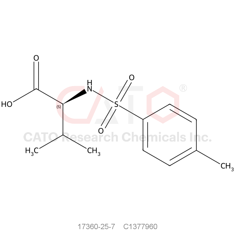 CAS No.:17360-25-7,(2s)-3-Methyl-2-(4-methylbenzenesulfonamido)butanoic acid