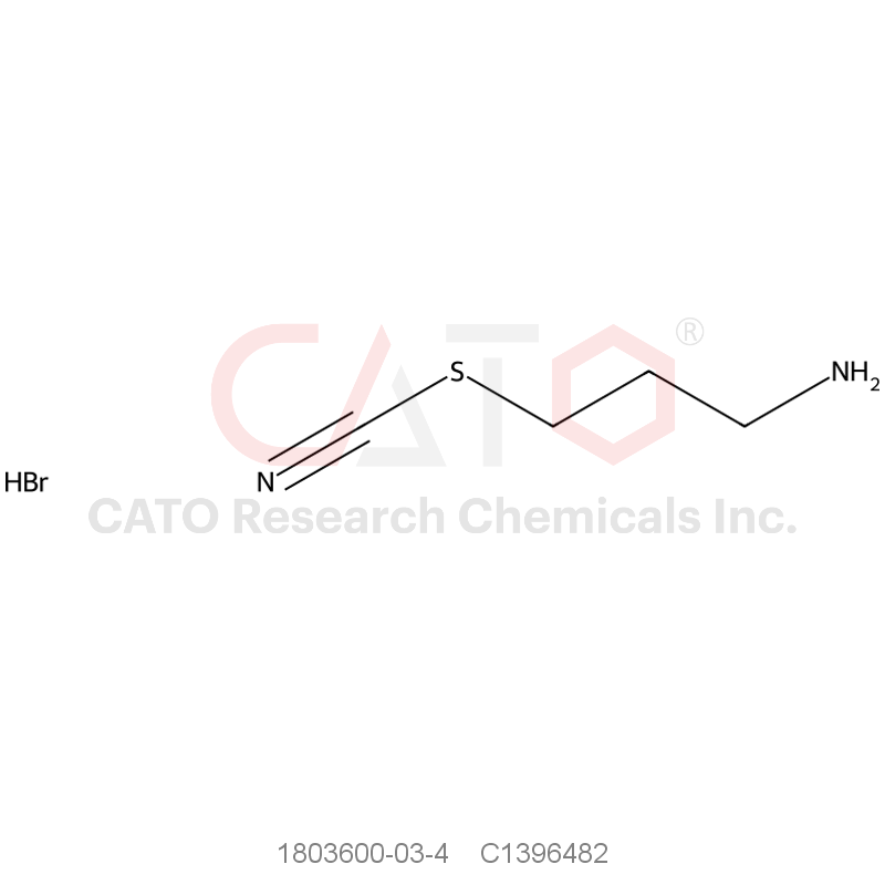 CAS No.:1803600-03-4,[(3-aminopropyl)sulfanyl]carbonitrile hydrobromide