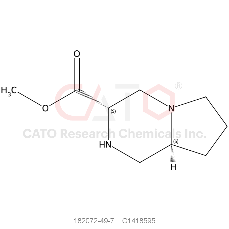 CAS No.:182072-49-7,(3S,8aS)-Methyl octahydropyrrolo[1,2-a]pyrazine-3-carboxylate