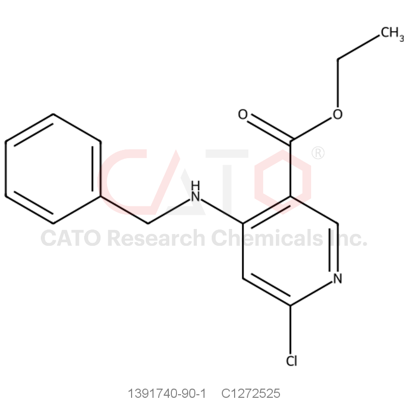 CAS No.:1391740-90-1,Ethyl 4-(benzylamino)-6-chloronicotinate