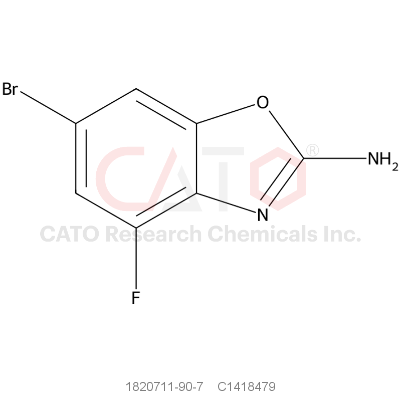 CAS No.:1820711-90-7,6-Bromo-4-fluoro-1,3-benzoxazol-2-amine