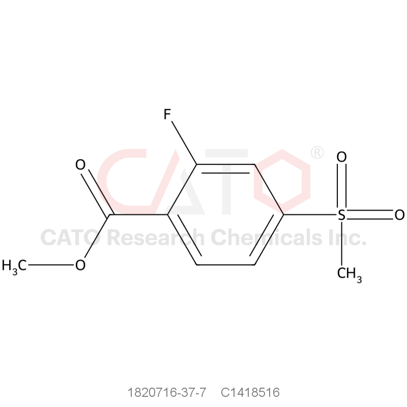 CAS No.:1820716-37-7,Methyl 2-fluoro-4-(methylsulfonyl)benzoate