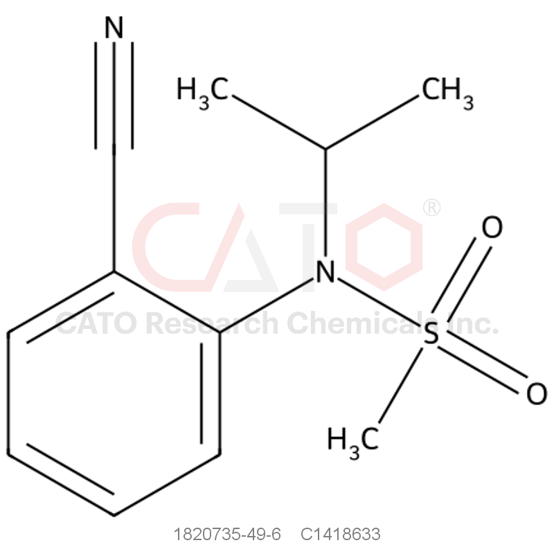 CAS No.:1820735-49-6,N-(2-Cyanophenyl)-N-isopropylmethanesulfonamide
