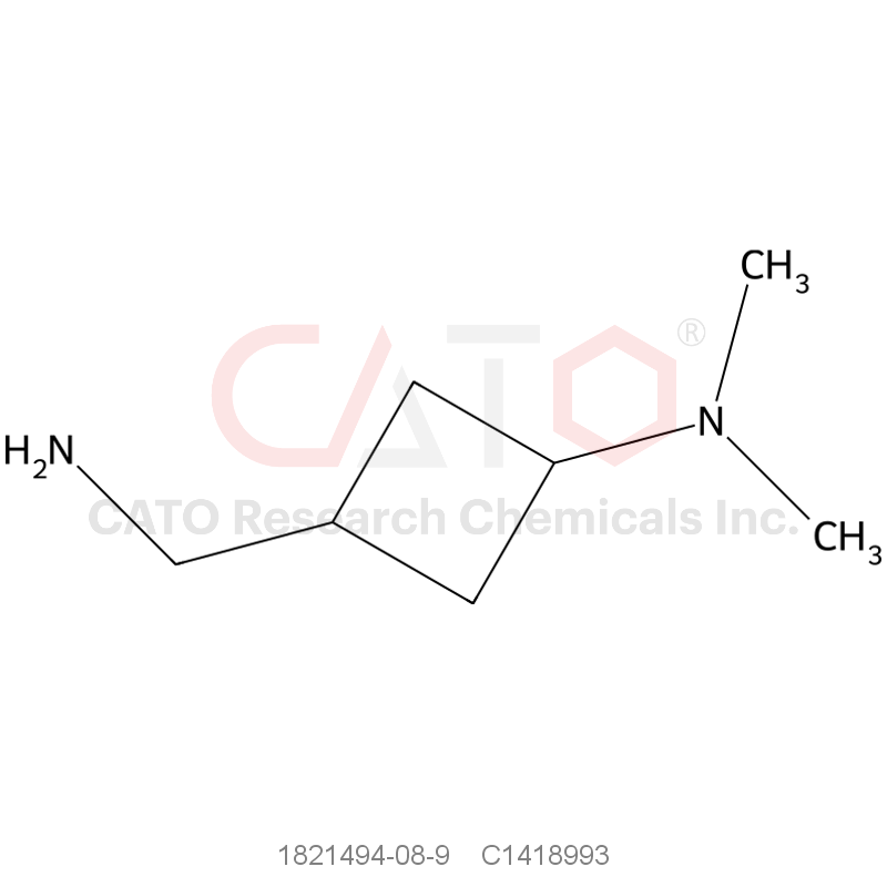 CAS No.:1821494-08-9,3-(aminomethyl)-N,N-dimethylcyclobutan-1-amine