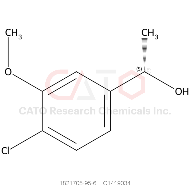 CAS No.:1821705-95-6,(S)-1-(4-Chloro-3-methoxyphenyl)ethan-1-ol