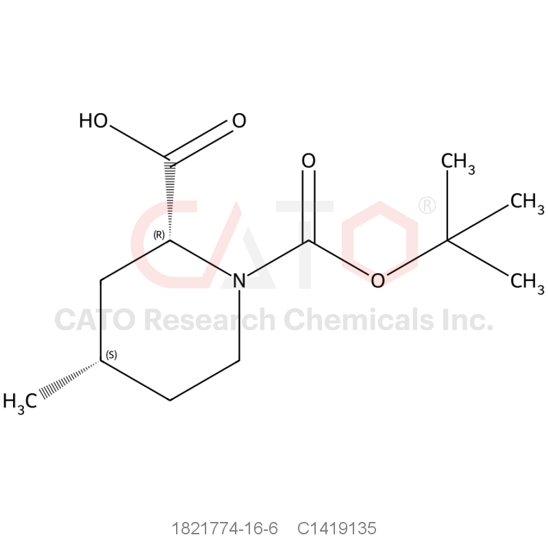CAS No.:1821774-16-6,(2R,4S)-N-Boc-4-methyl-pipecolinic acid