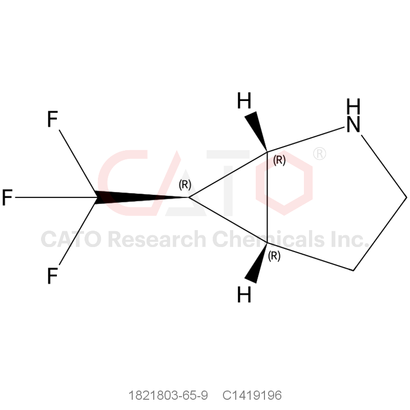 CAS No.:1821803-65-9,(1R,5R,6R)-6-(trifluoromethyl)-2-azabicyclo[3.1.0]Hexane