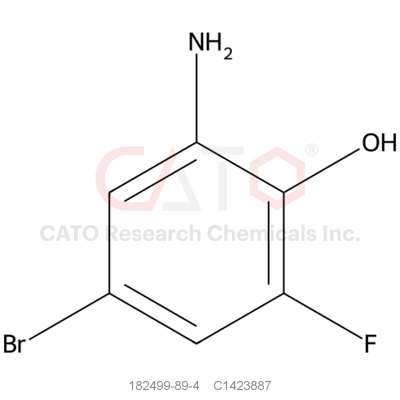 CAS No.:182499-89-4,2-Amino-4-bromo-6-fluorophenol