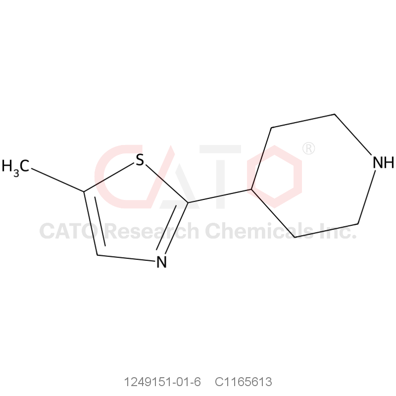 CAS No.:1249151-01-6,4-(5-methyl-1,3-thiazol-2-yl)piperidine