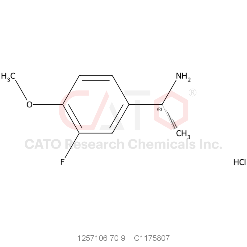 CAS No.:1257106-70-9,(R)-1-(3-Fluoro-4-methoxyphenyl)ethanamine hydrochloride