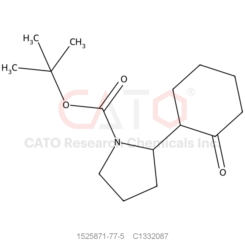 CAS No.:1525871-77-5,tert-butyl 2-(2-oxocyclohexyl)pyrrolidine-1-carboxylate