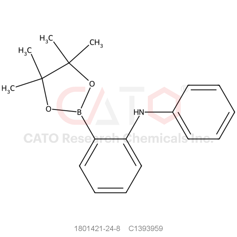 CAS No.:1801421-24-8,N-Phenyl-2-(4,4,5,5-tetramethyl-1,3,2-dioxaborolan-2-yl)aniline