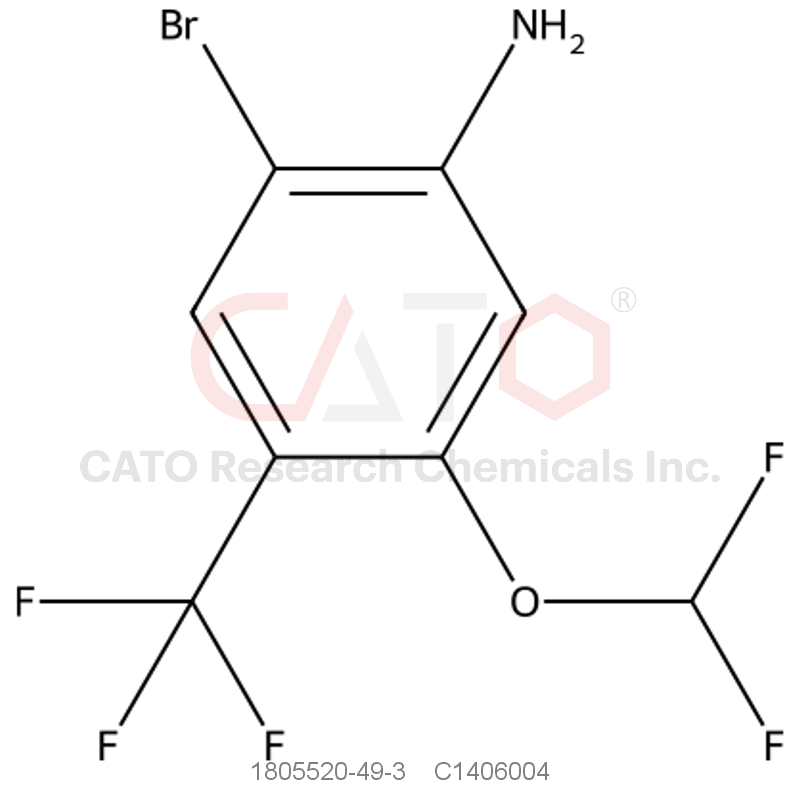 CAS No.:1805520-49-3,2-Bromo-5-(difluoromethoxy)-4-(trifluoromethyl)aniline